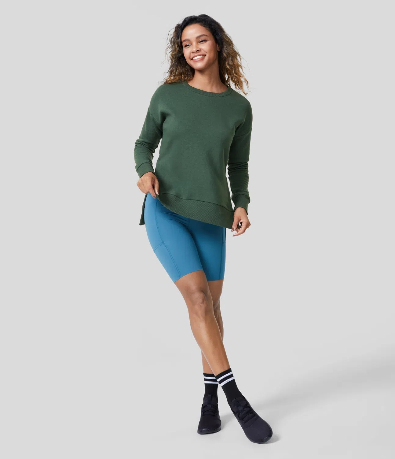 Cotton Crew Sweatshirt