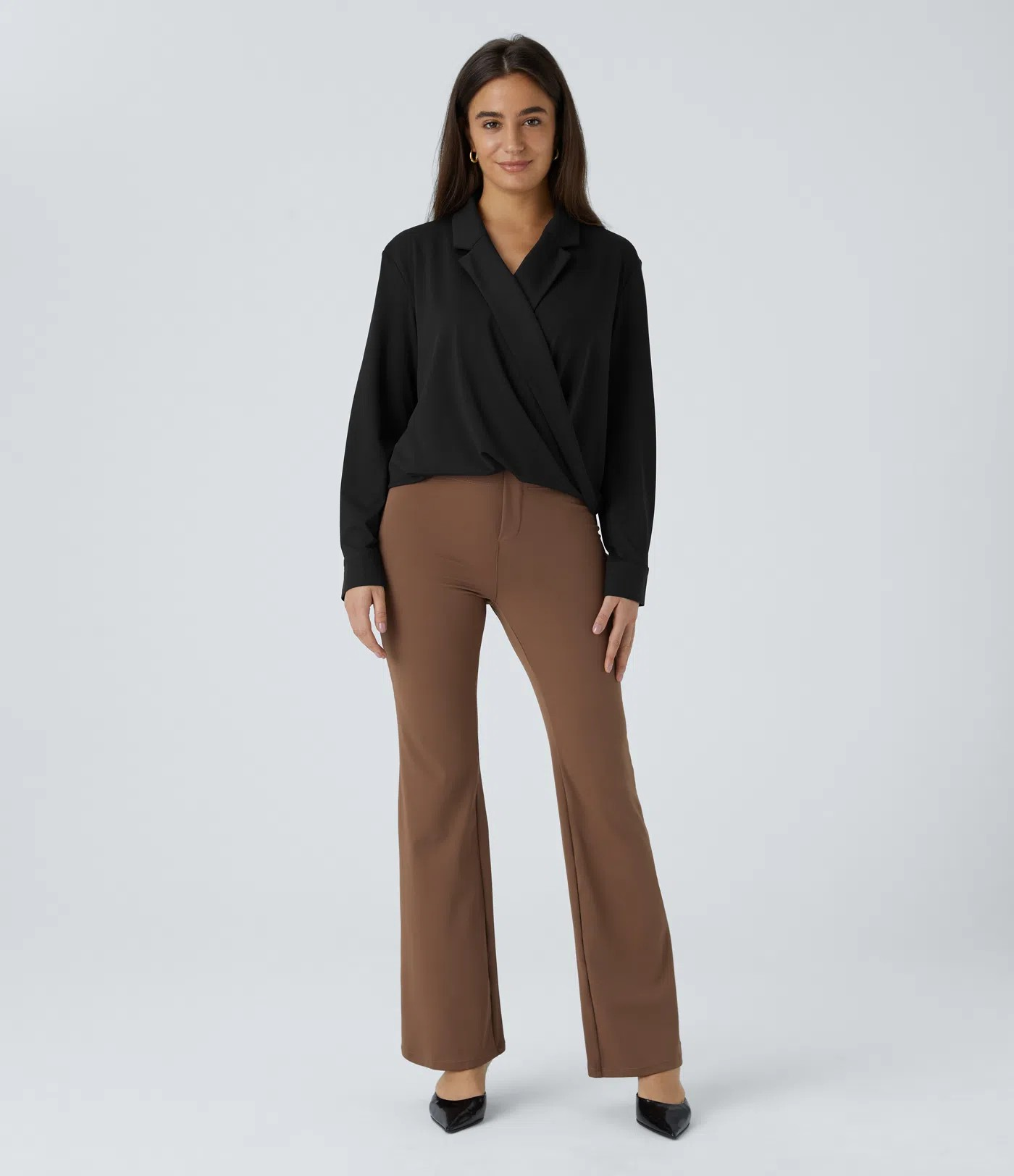 Lapel Crossover Shirt