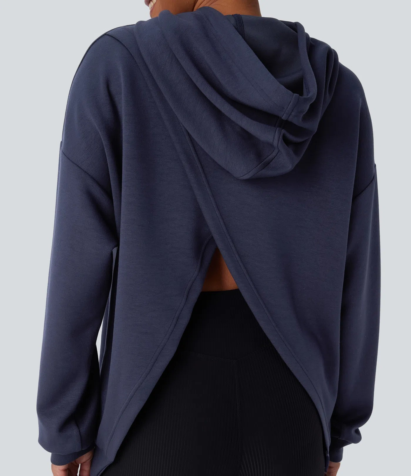 Crossover Hood Sweatshirt