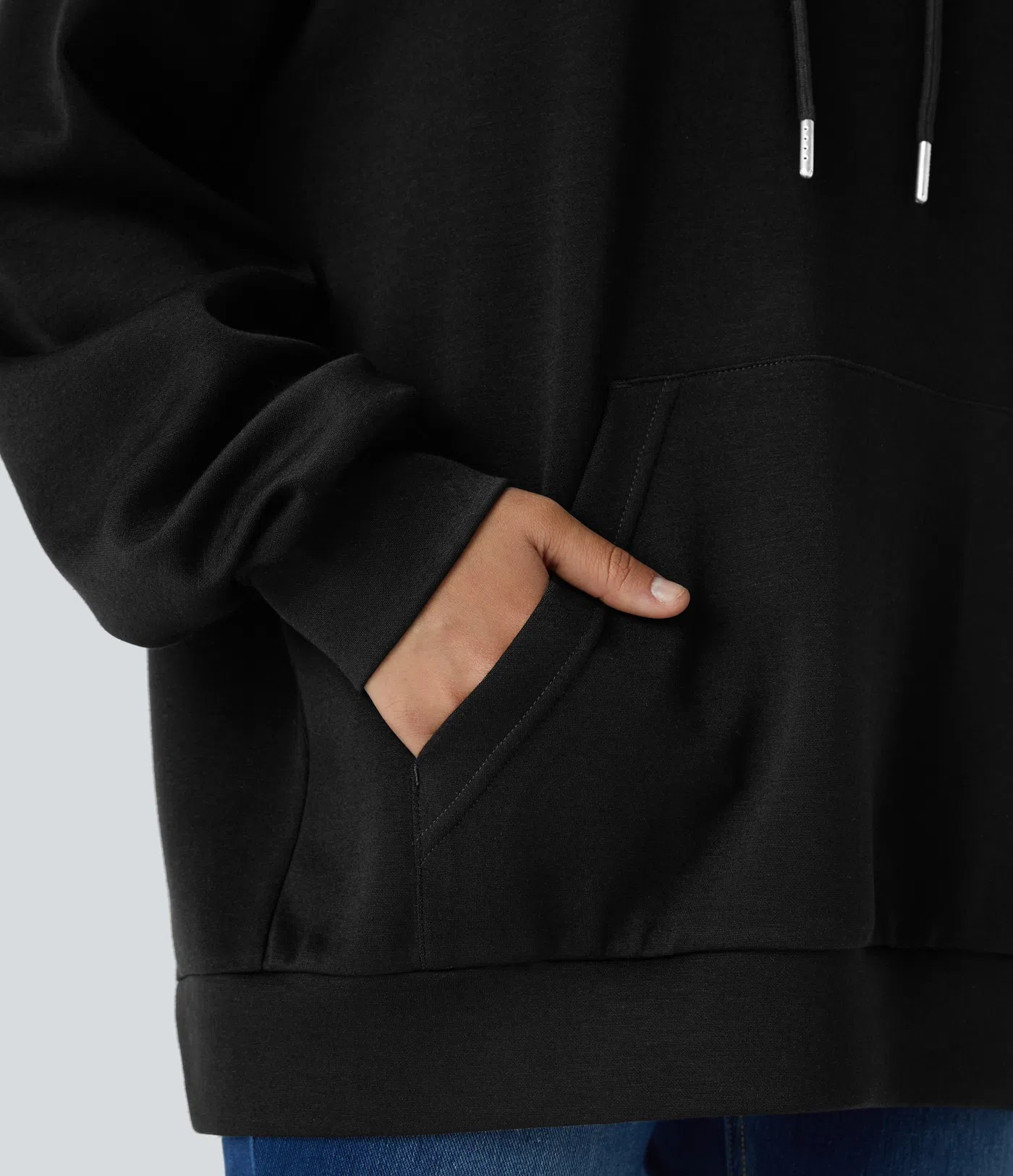 Crossover Hood Sweatshirt