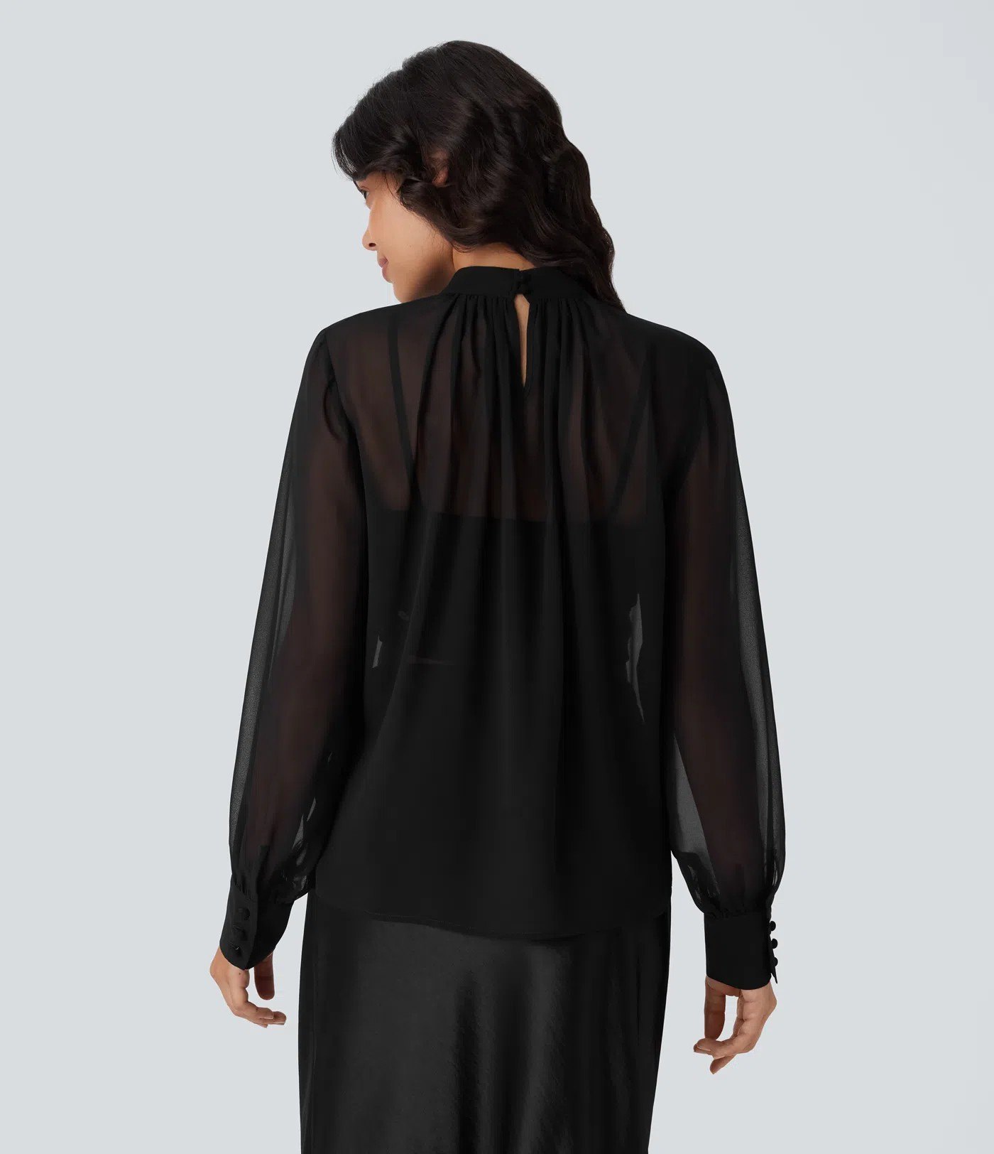 Clear Stand Blouse