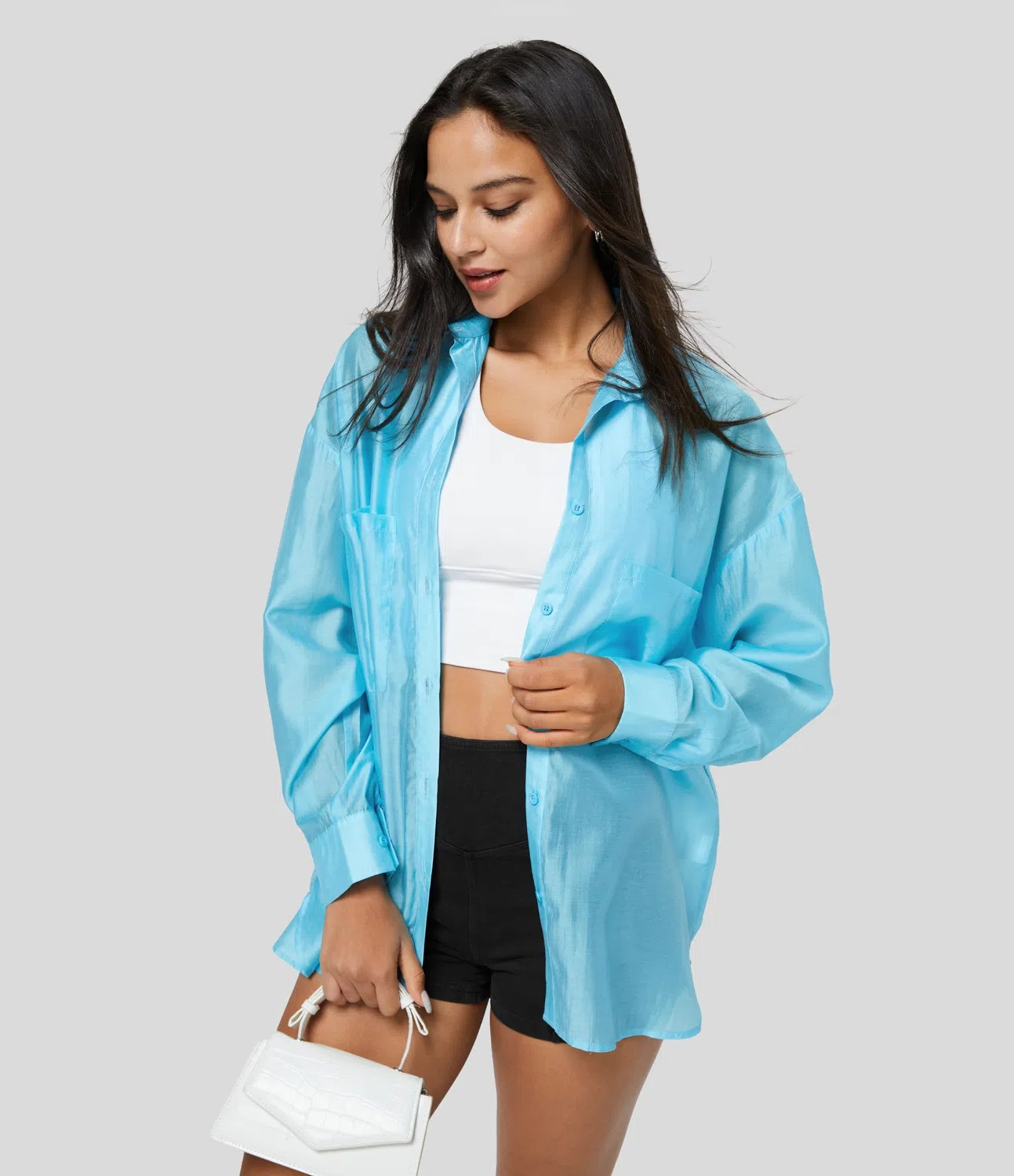 Long sleeved casual shirt