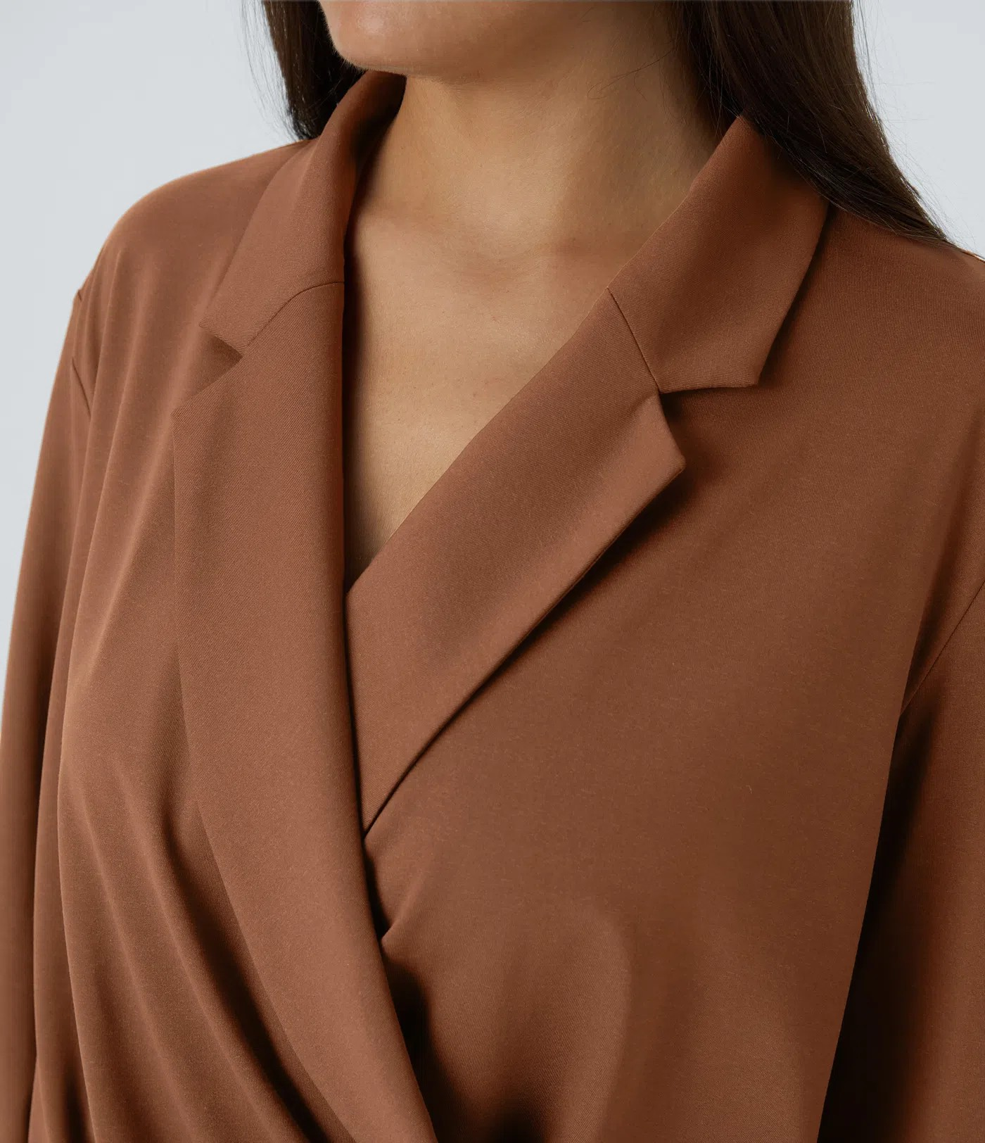 Lapel Crossover Shirt
