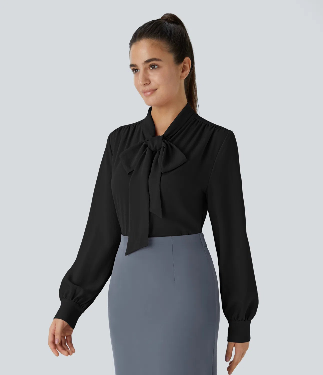 Pleat Placket Blouse