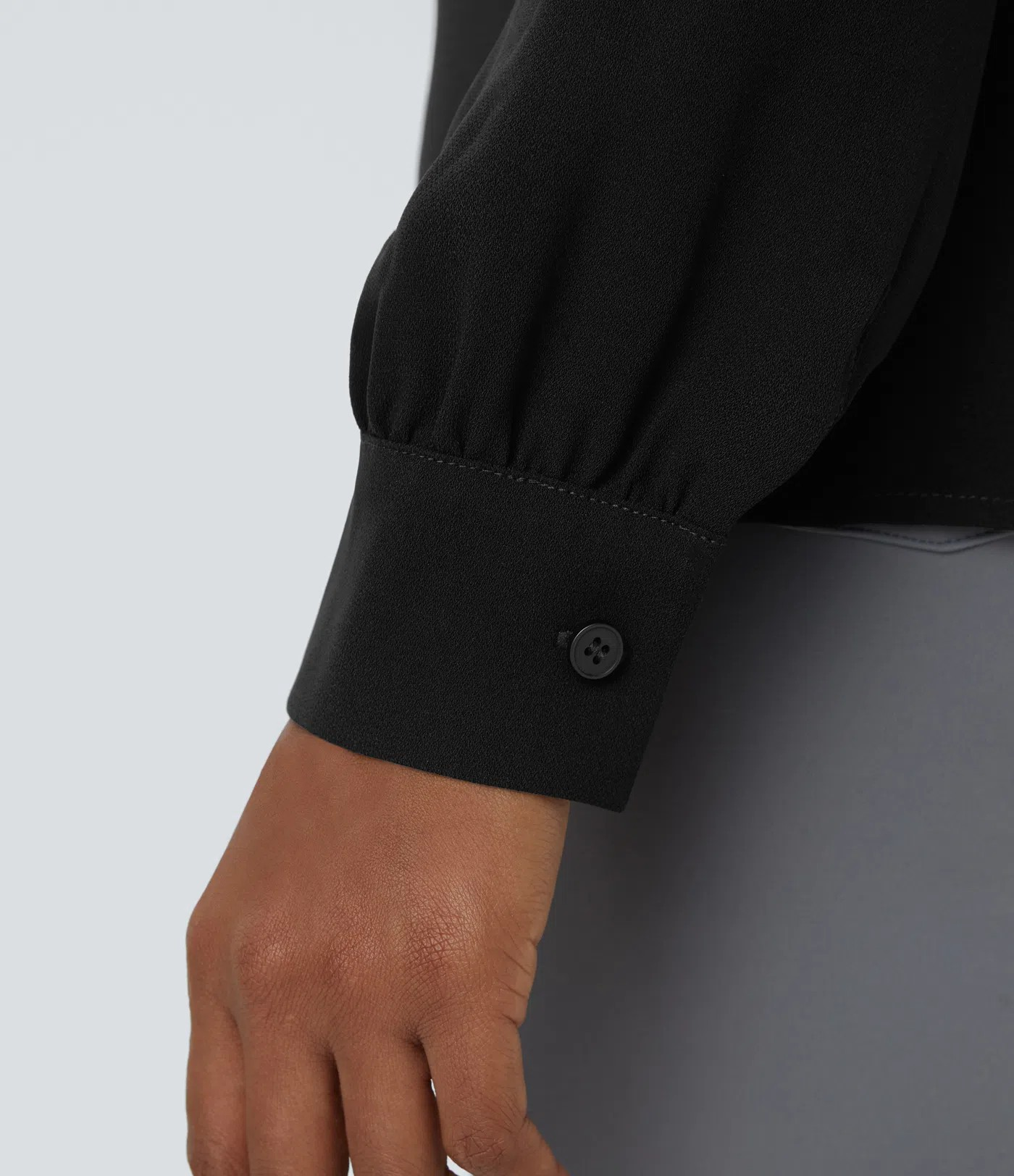 V-Pleat Blouse