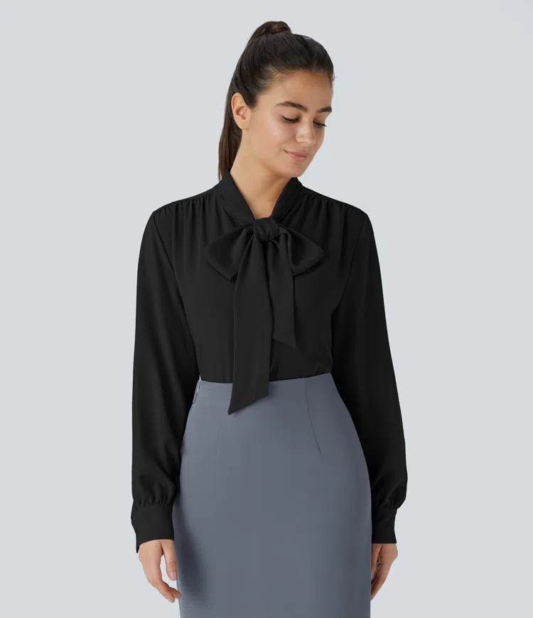 Pleat Placket Blouse