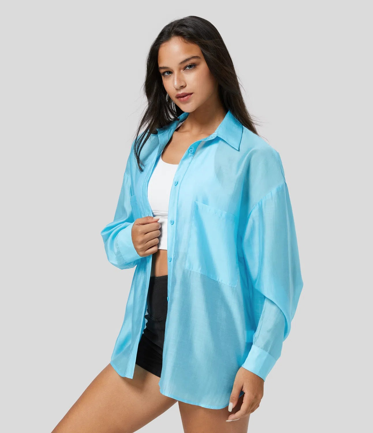 Long sleeved casual shirt