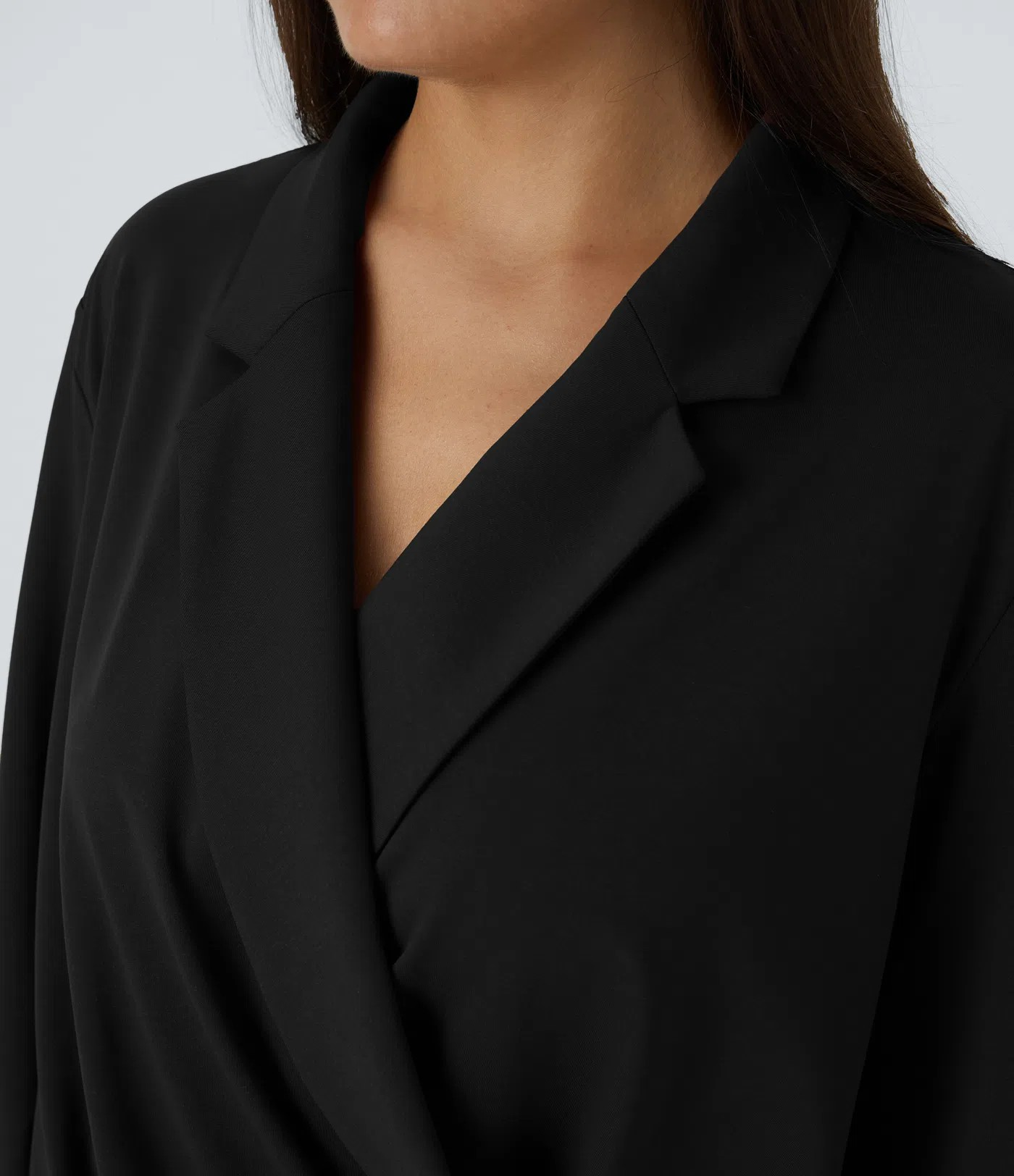 Lapel Crossover Shirt