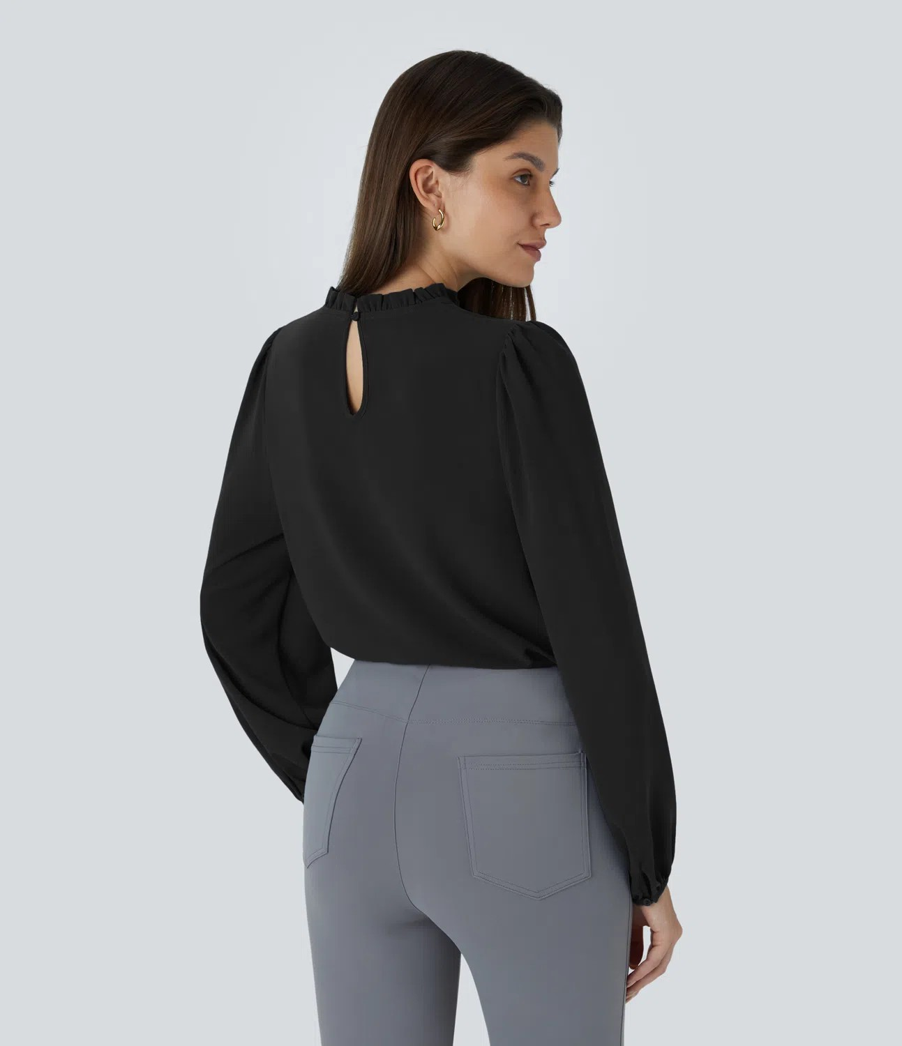 Ruffle Pleat Blouse