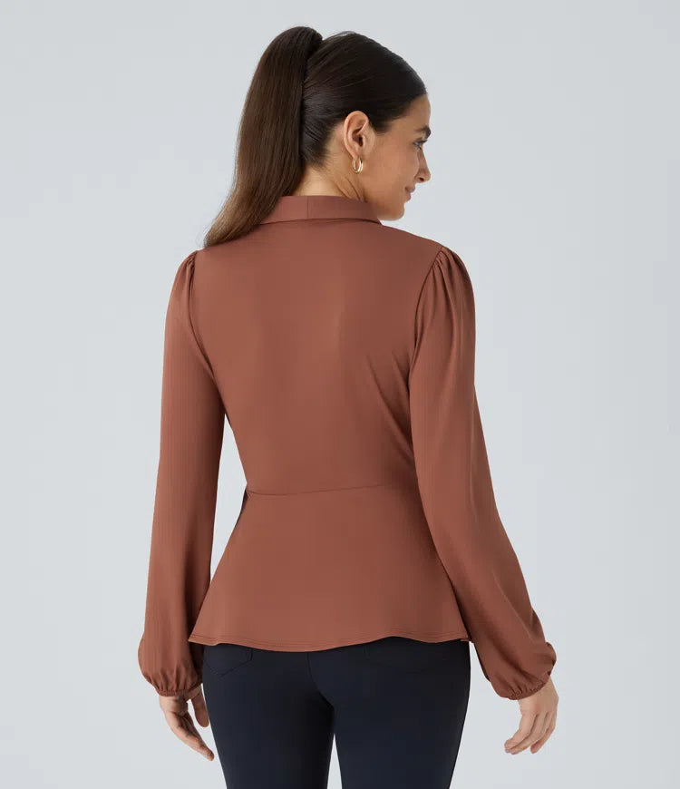 Shawl Mesh Blouse