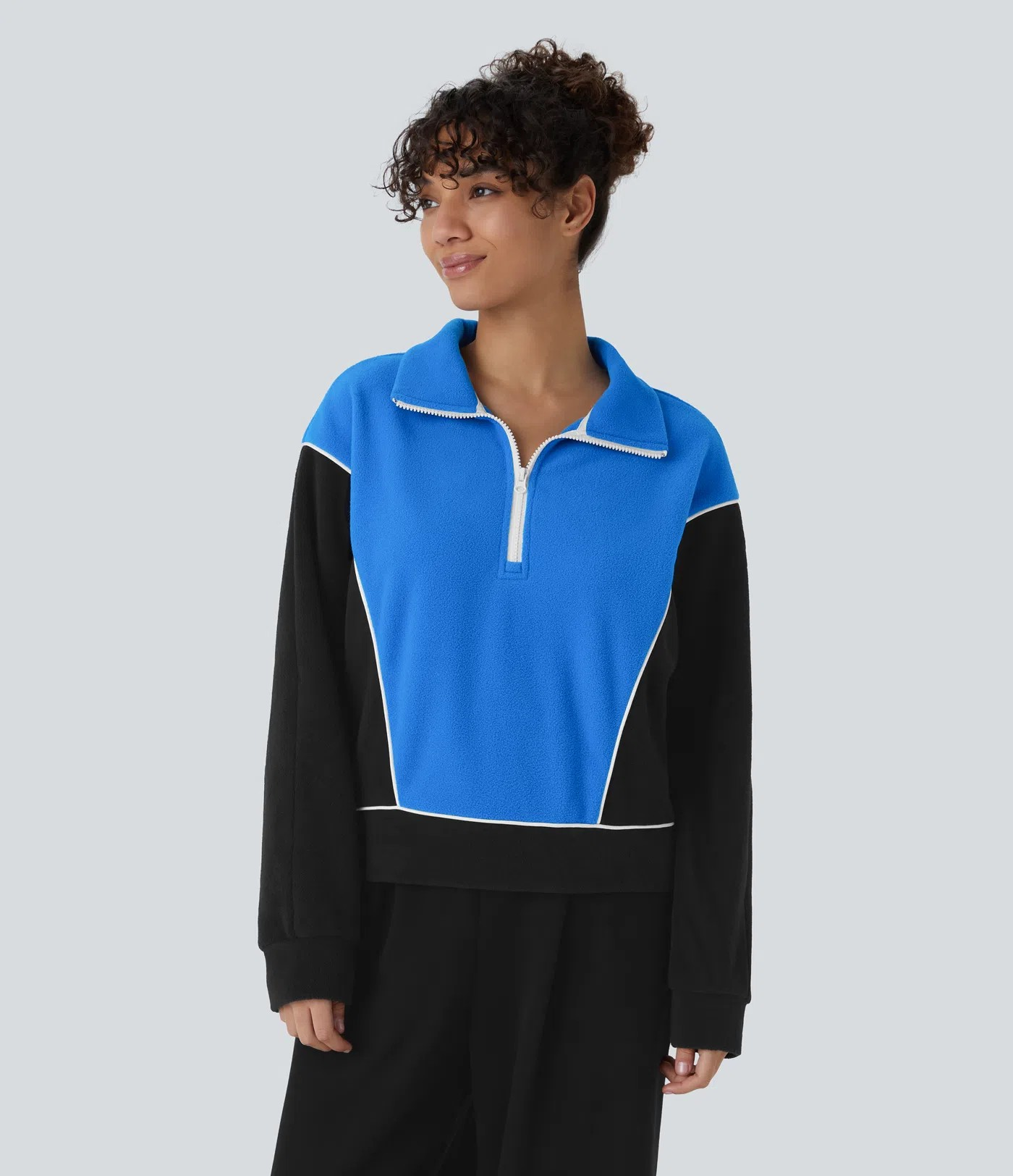 Zip Block Fleece sweatshirt