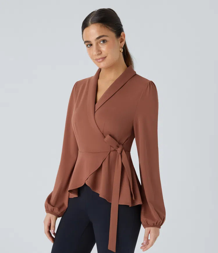 Shawl Mesh Blouse