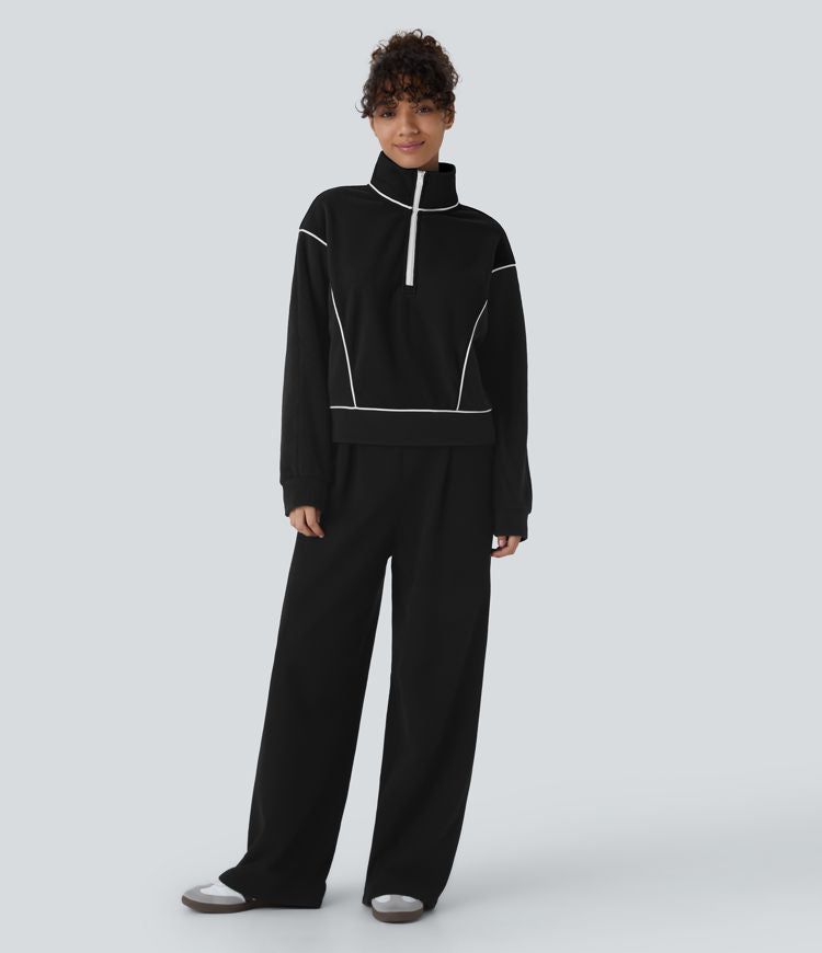 Zip Block Fleece sweatshirt