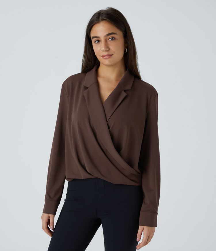 Lapel Crossover Shirt